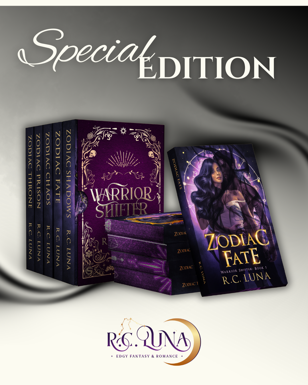 PREORDER: Warrior Shifter Series – R.C. Luna Exclusive Special Edition Collector’s Box Set