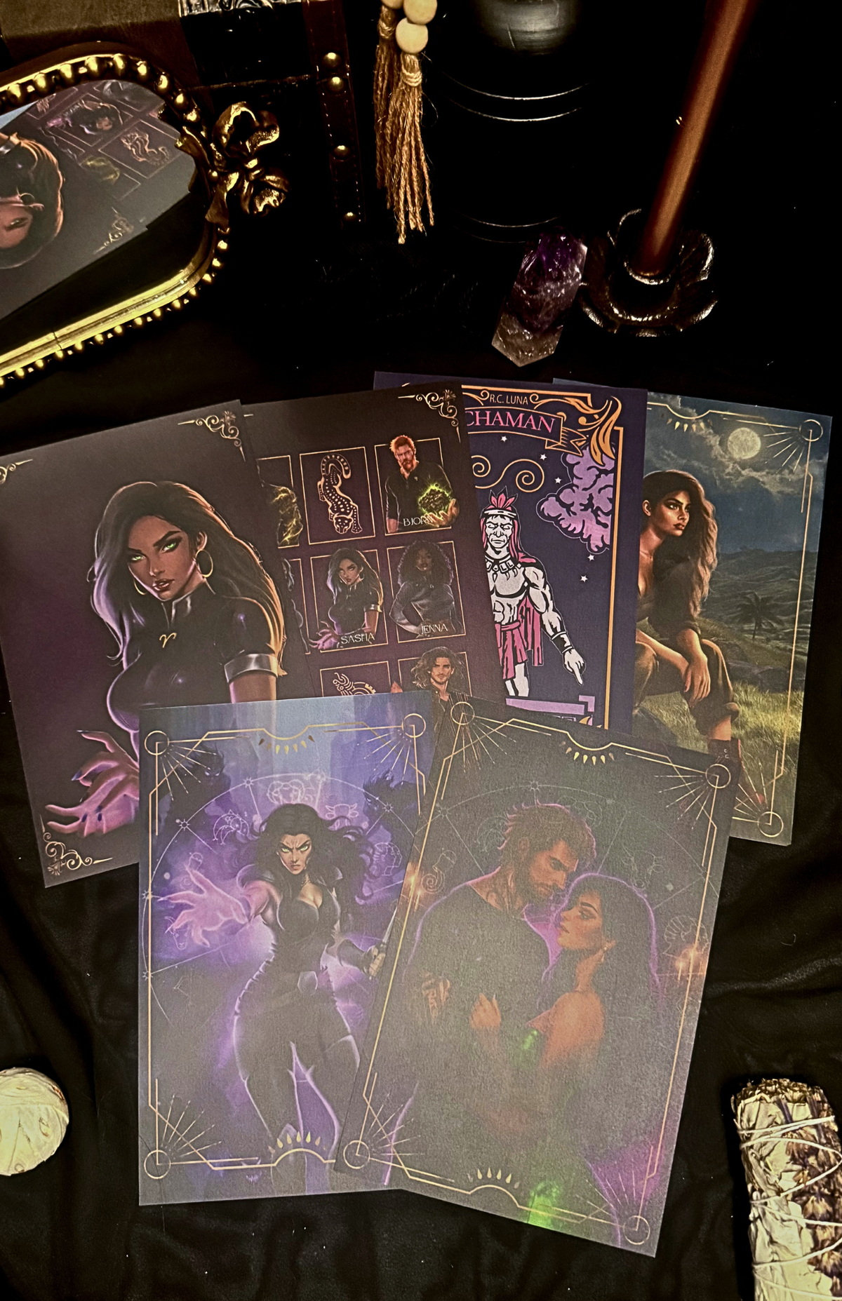 Warrior Shifter Saga Vellum Art Prints (New)