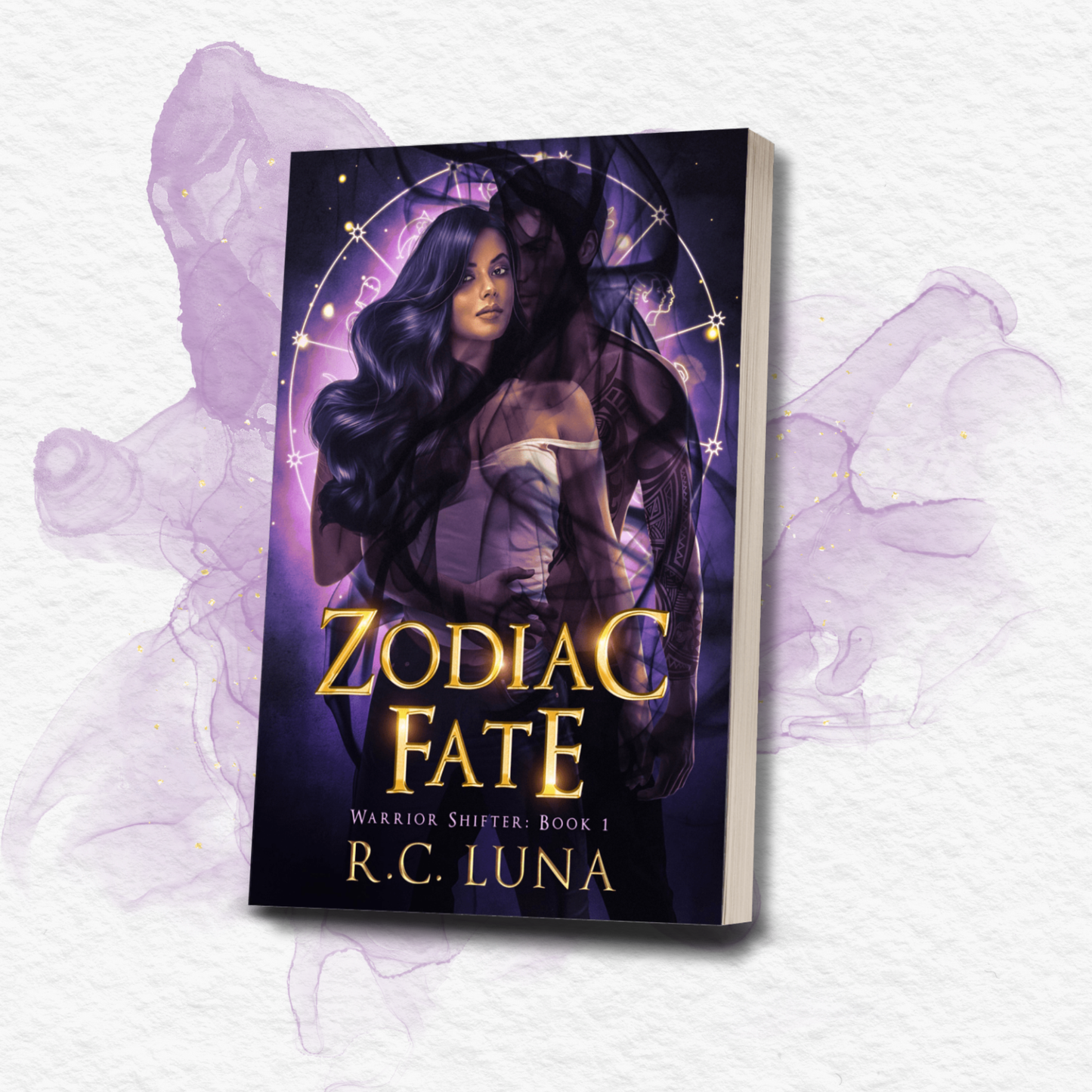 Zodiac Fate – New Edition! Signed Paperback + Stickers & Bookmarks | Dark Fantasy Romance with Warrior Shifters & Latinx Magic | Book 1 in the Series fantasy novel