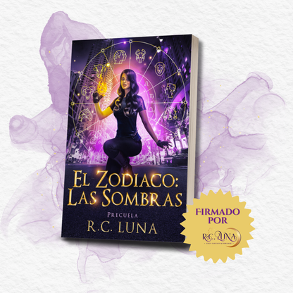 El Zodiaco: Las Sombras / Zodiac Shadows (Ver. Español) – Firmada + Stickers | Fantasia Urbano con Romance Oscuro | Precuela de la Serie Warrior Shifter