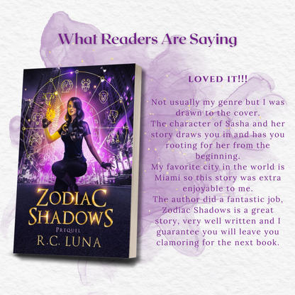 Zodiac Shadows Paperback | Warrior Shifter Series Prequel