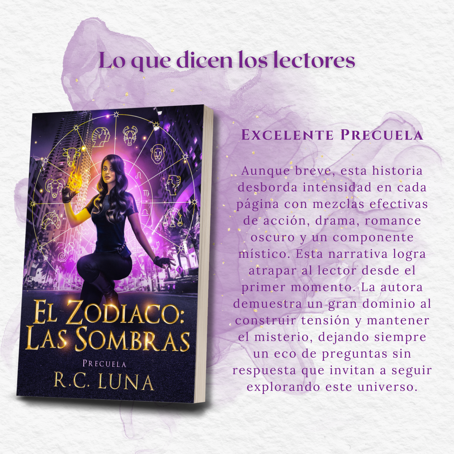 El Zodiaco: Las Sombras / Zodiac Shadows (Ver. Español) – Firmada + Stickers | Fantasia Urbano con Romance Oscuro | Precuela de la Serie Warrior Shifter