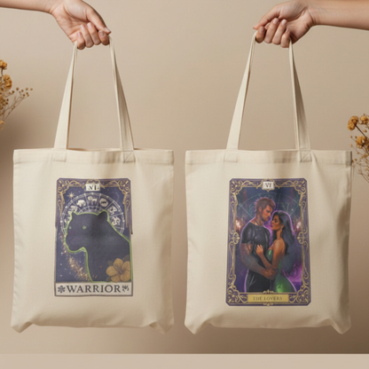 Warrior Shifter Art Tote Bags