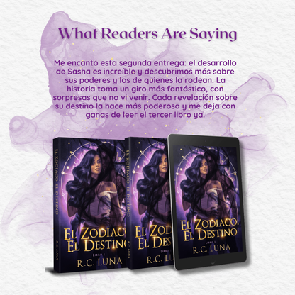 El Zodiaco: El Destino (Ver. Español) – Firmada + Stickers | Fantasia Urbano con Romance Oscuro | Libro 1 de la Serie Warrior Shifter