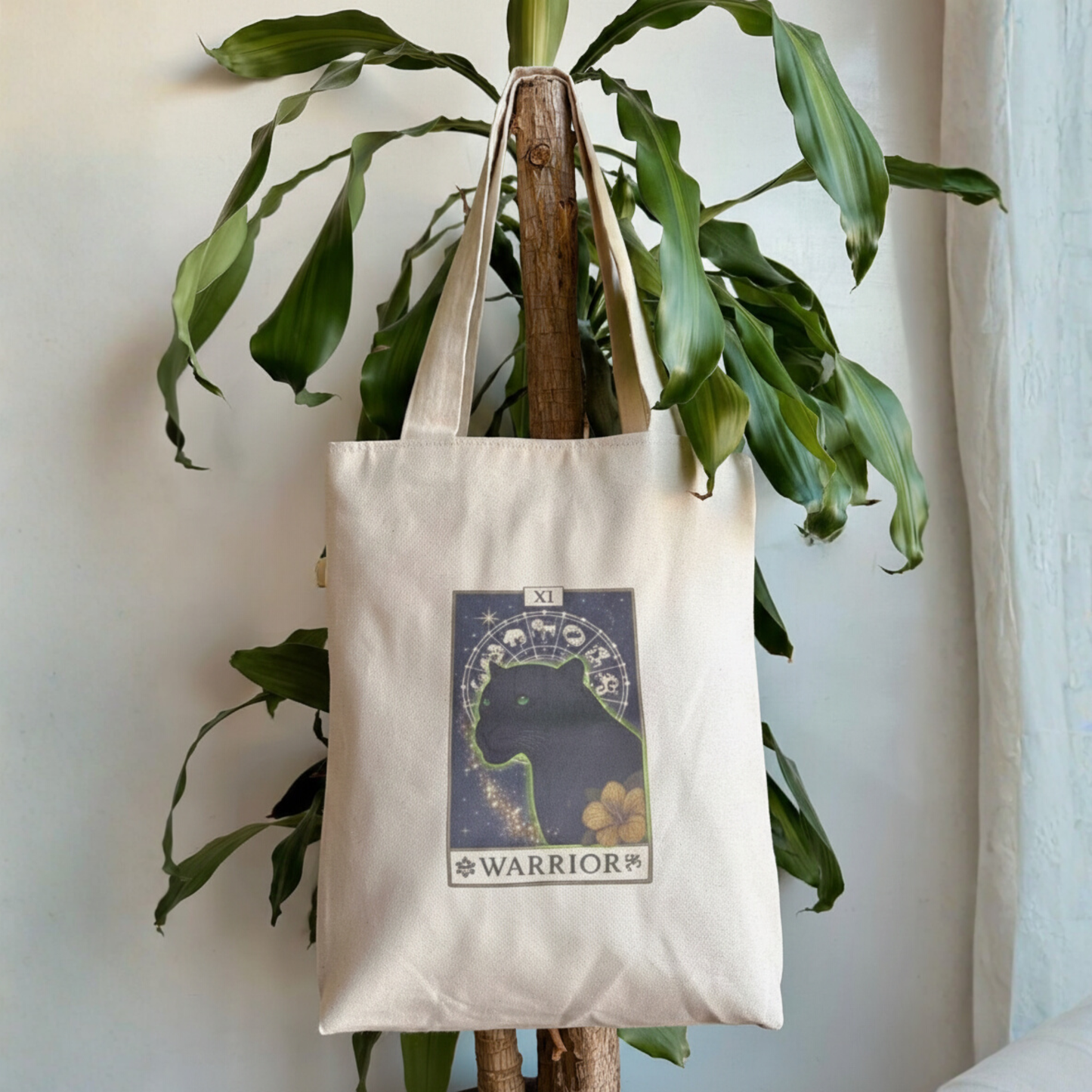 Warrior Shifter Art Tote Bags